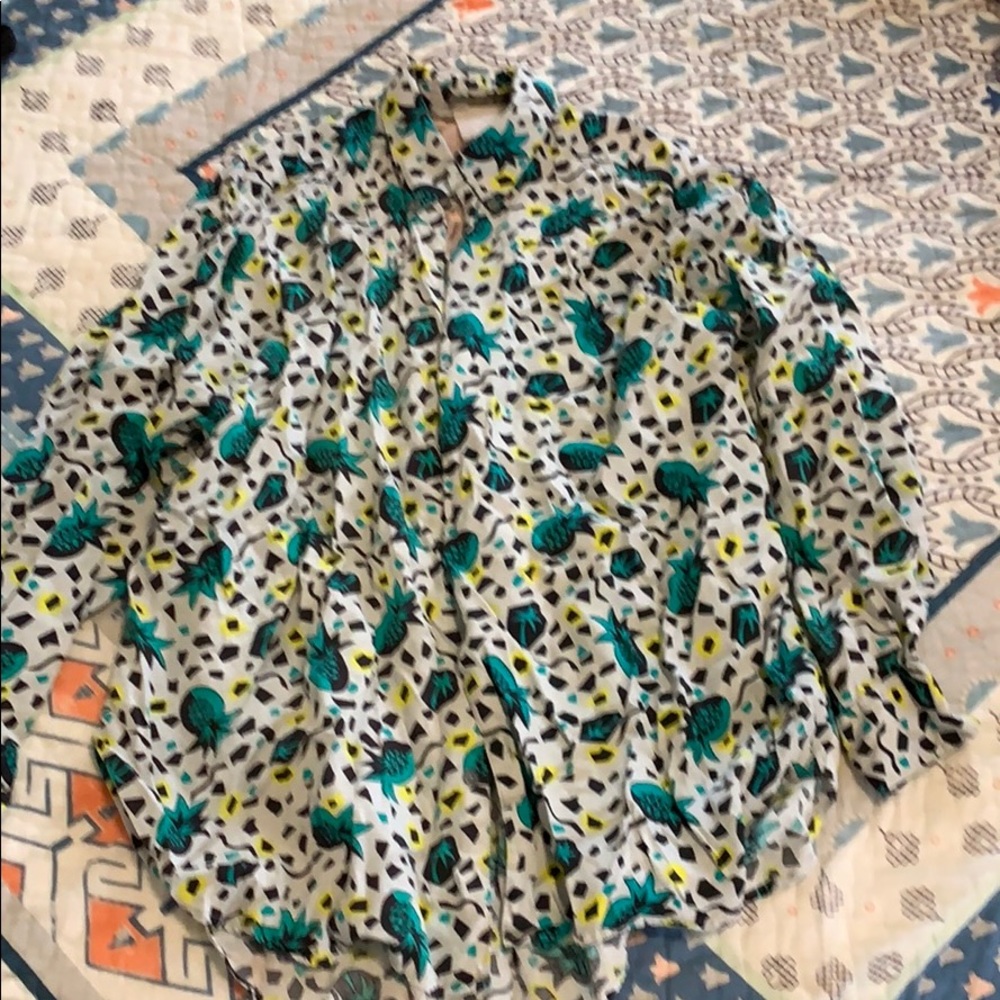 Vintage Esprit Button Up Pineapple Shirt